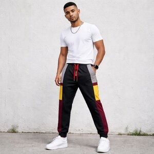 Switch Remarkable Men's Size Small Waist 24” Colorful  Denim Jogger With Pockets